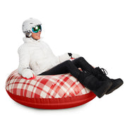 Plaid Inflatable Winter Snow Tube | FUNBOY